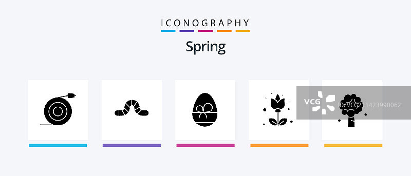 春季字形5图标包包括苹果花图片素材