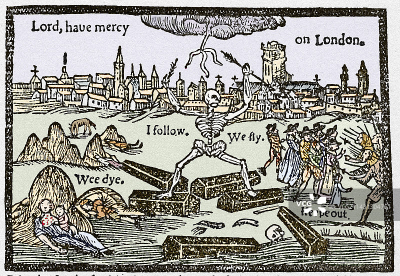 1625年伦敦鼠疫图片素材