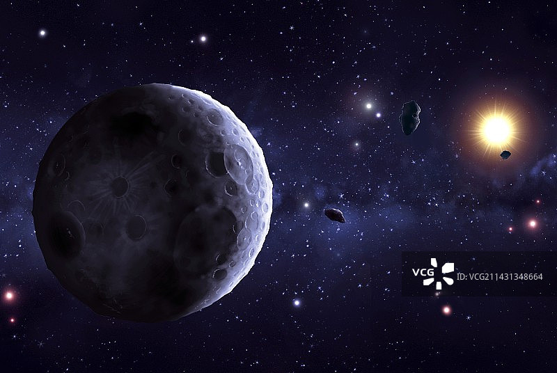小行星谷神星图片素材