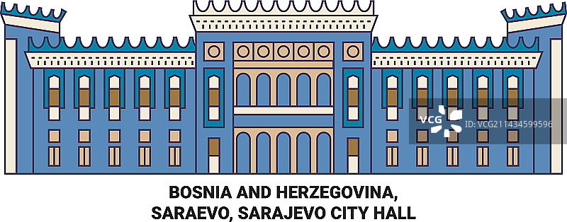 波斯尼亚和黑塞哥维那的萨拉热窝市图片素材