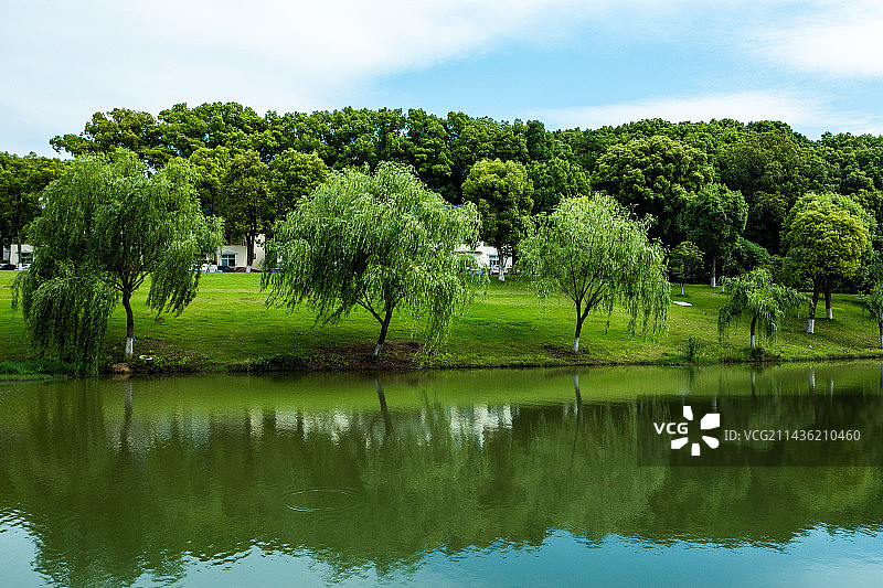 湖北京山园林风光图片素材