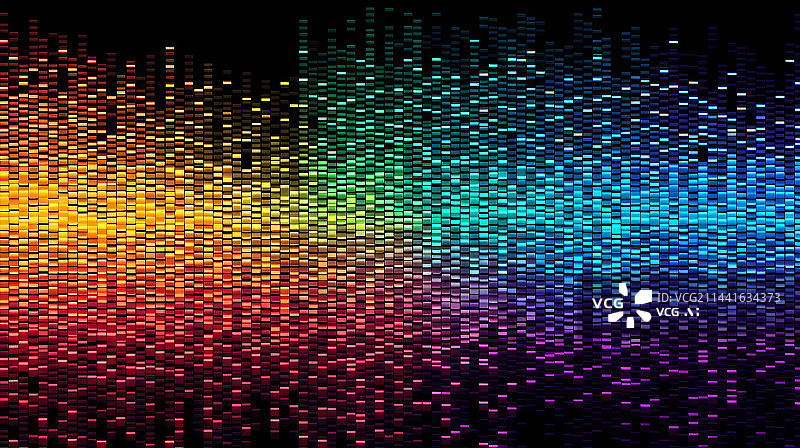 【AI数字艺术】发光光谱抽象背景图图片素材