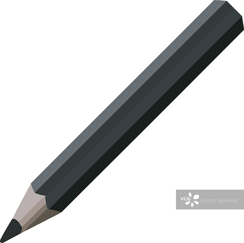 黑色铅笔供应学校图标图片素材