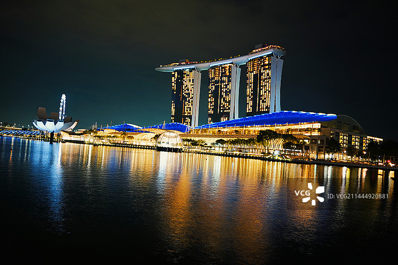 新加坡滨海湾金沙酒店图片素材