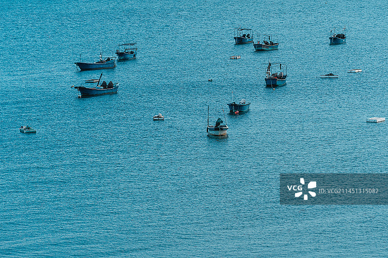 北海的渔船图片素材