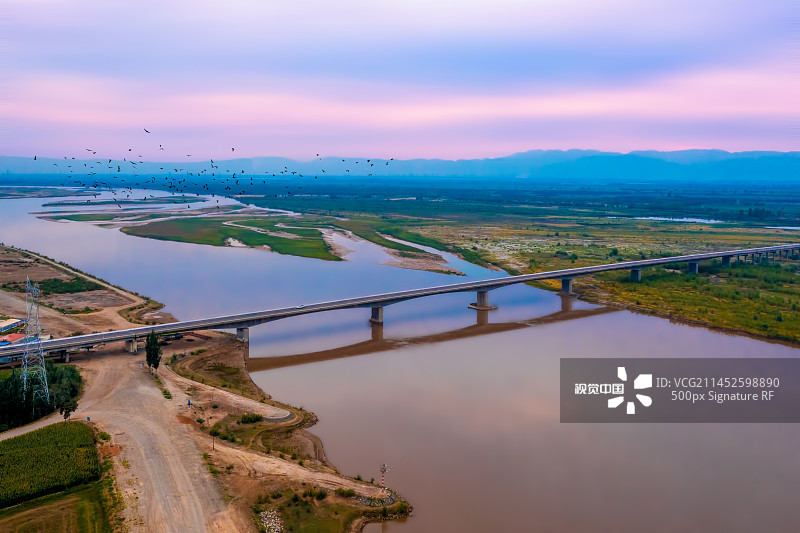 平罗黄河大桥图片素材