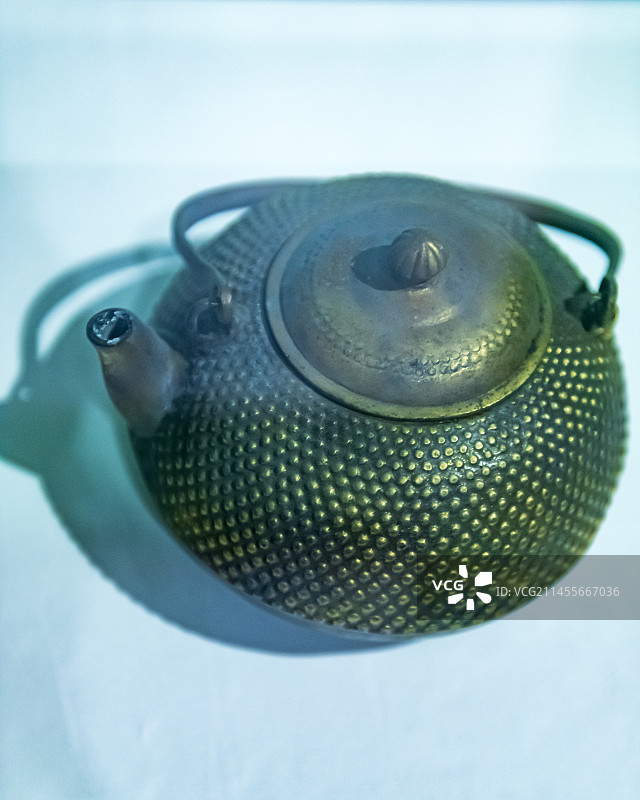 铜珠纹提梁壶 民国 中国国家博物馆文物图片素材