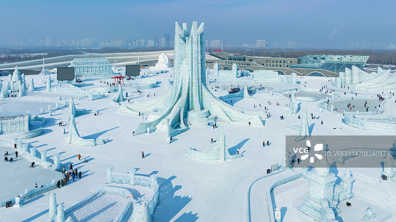 哈尔滨冰雪大世界图片素材