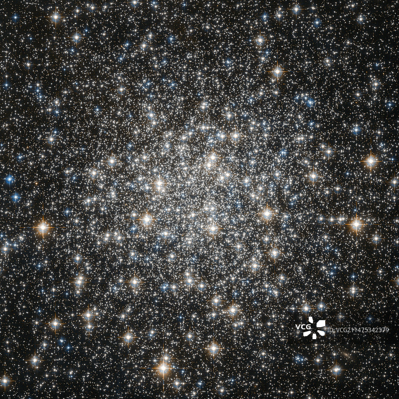 梅西耶10球状星团，哈勃图像图片素材