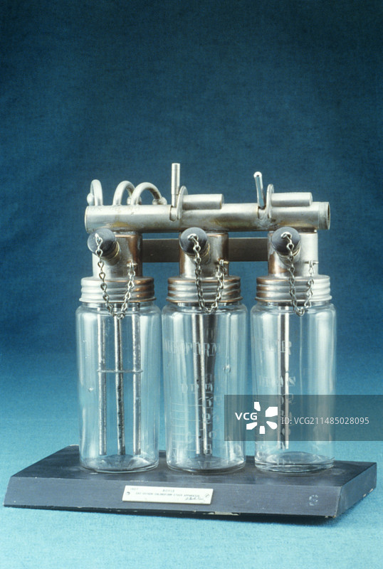 波义耳麻醉器，1927年图片素材