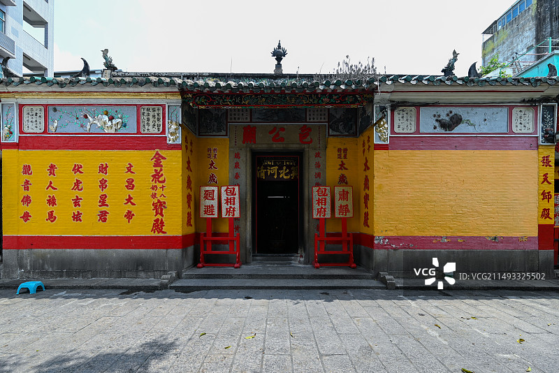 中国澳门包公庙图片素材