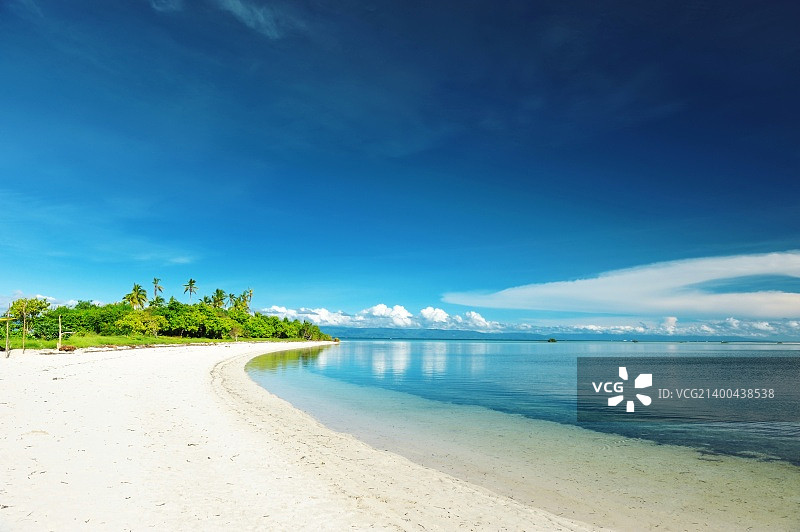 菲律宾美丽的无人岛图片素材
