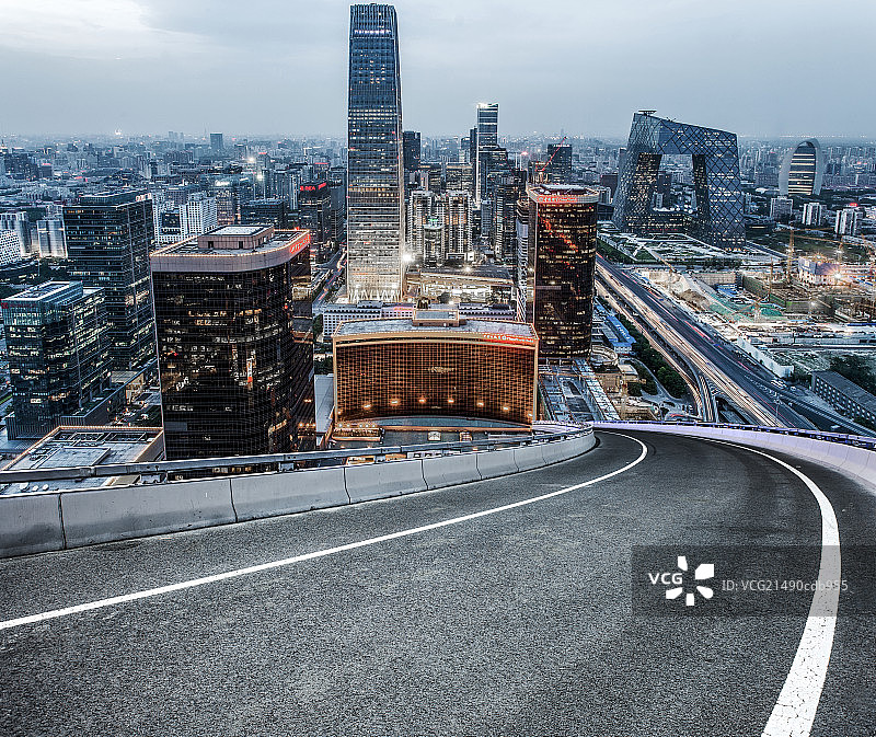 北京国贸道路图片素材