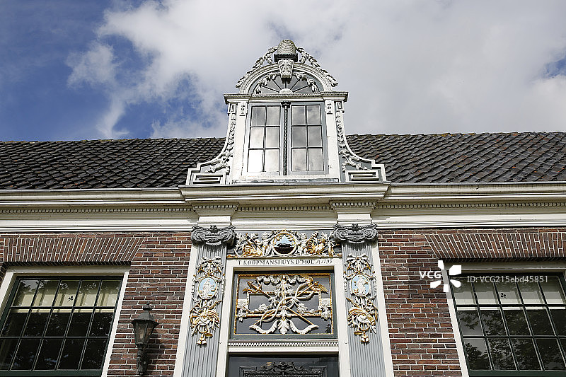 荷兰风车村特色建筑图片素材