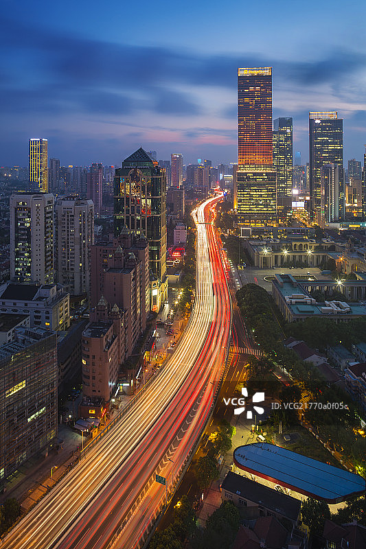 上海高架桥道路图片素材