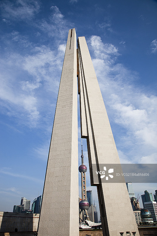 上海人民英雄纪念碑图片素材