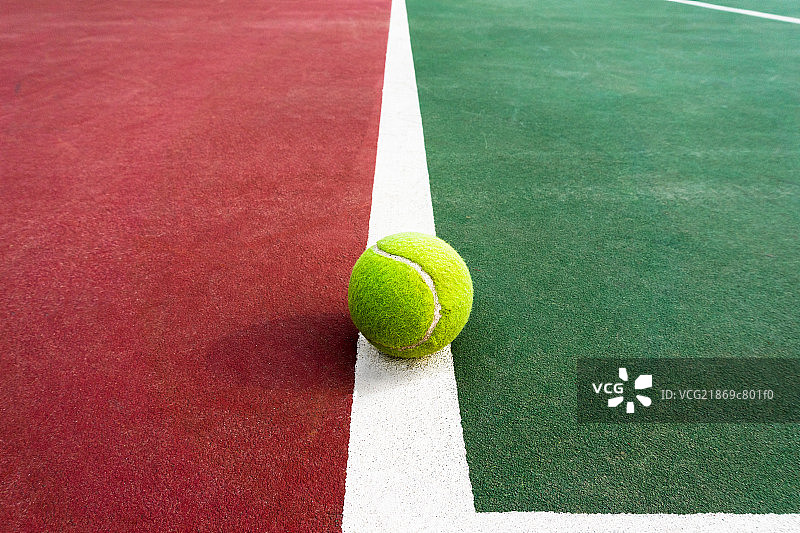 网球场与网球图片素材