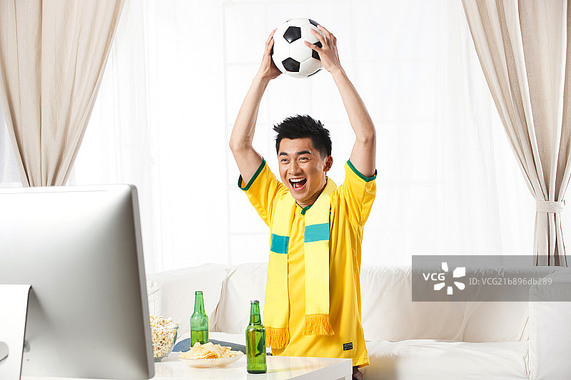 中国男球迷图片素材