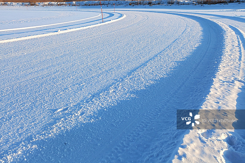 美丽的牙克石冰雪赛道图片素材