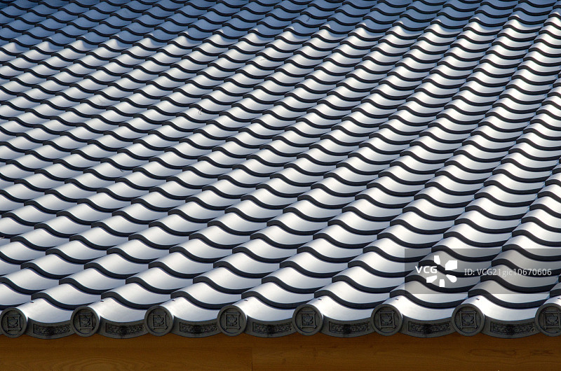日式瓦屋顶图片素材