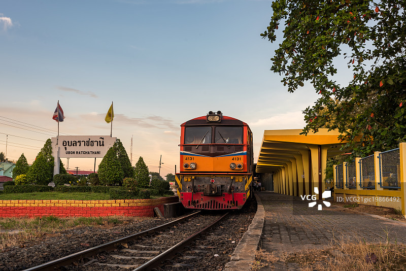 乌汶火车站扇形车库图片素材