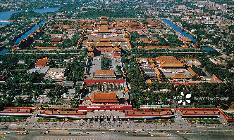 北京故宫航拍图片素材