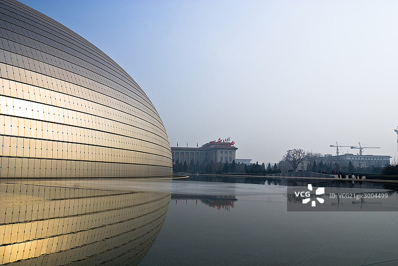 中国,北京,国家大剧院图片素材