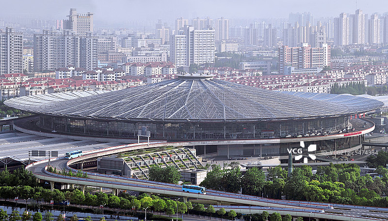 上海南站日景图片素材