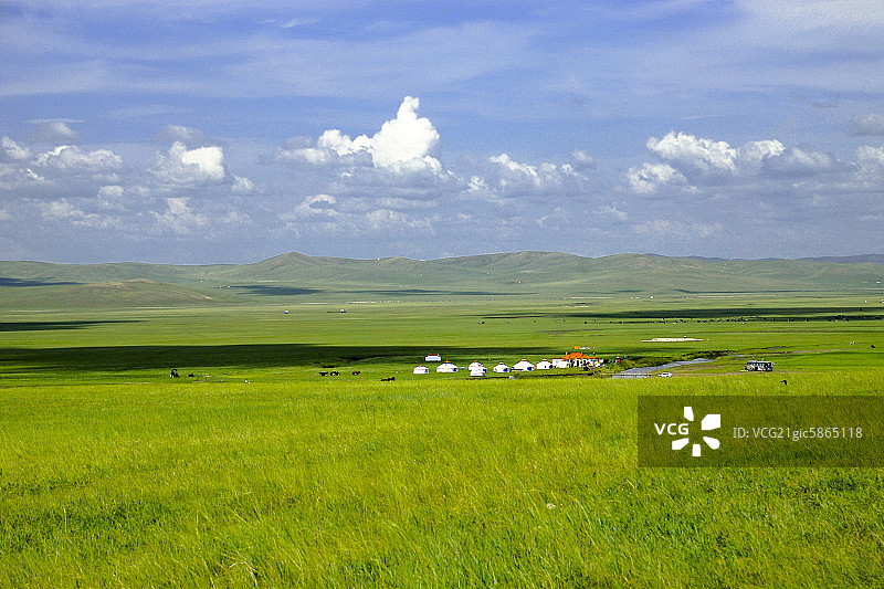 内蒙古草原风光图片素材