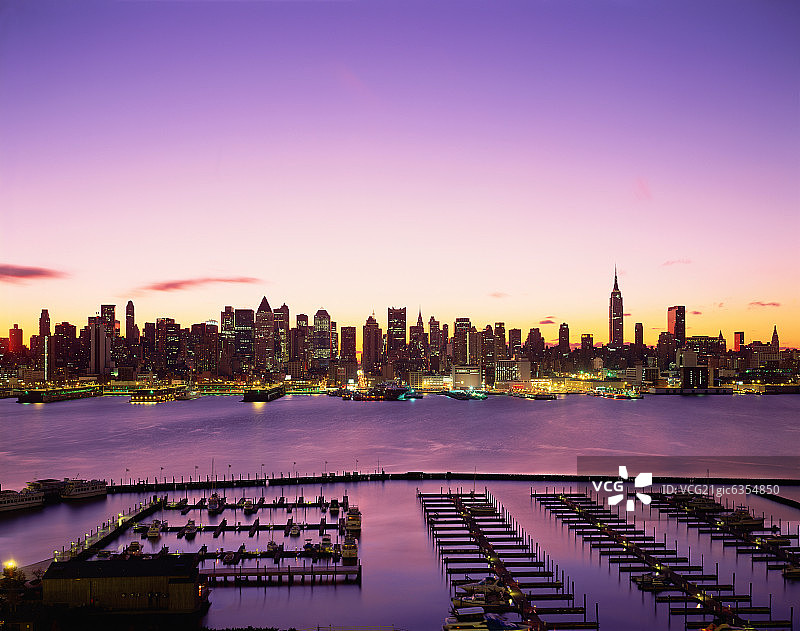 美国纽约曼哈顿城市风光图片素材