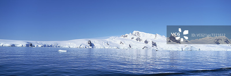 南极的冰山图片素材