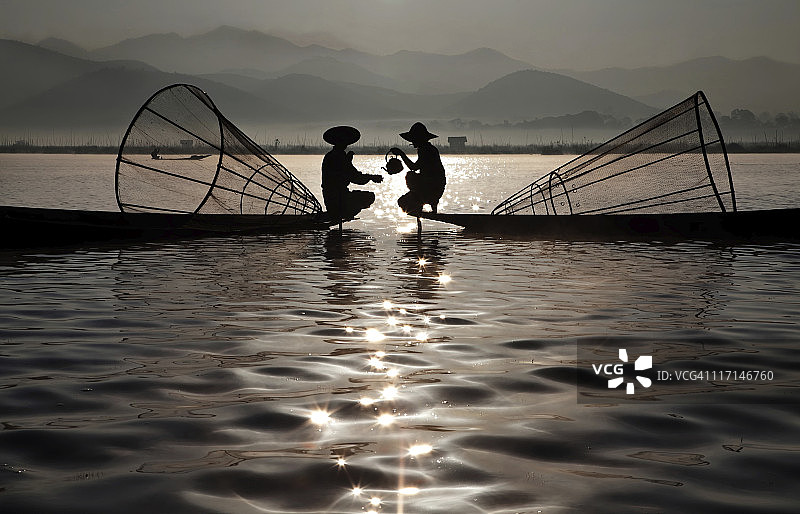 渔民、缅甸图片素材
