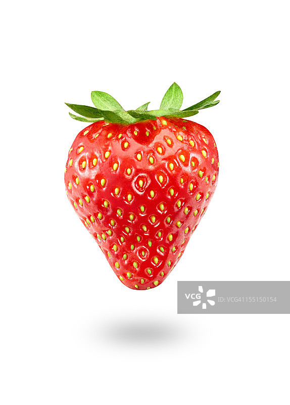 草莓孤立于白色图片素材