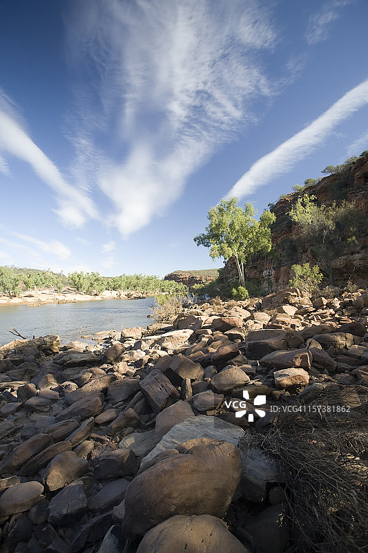 西澳大利亚河风景优美图片素材
