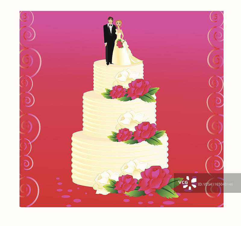 婚礼蛋糕图片素材