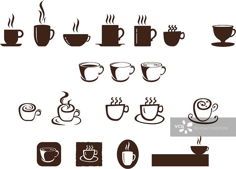 茶或咖啡的杯子图片素材