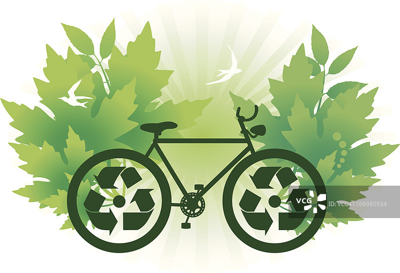 环保的自行车图片素材