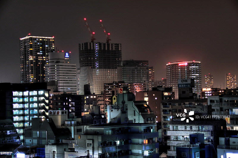 横滨的夜晚图片素材