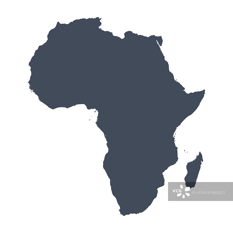 非洲国家地图图片素材