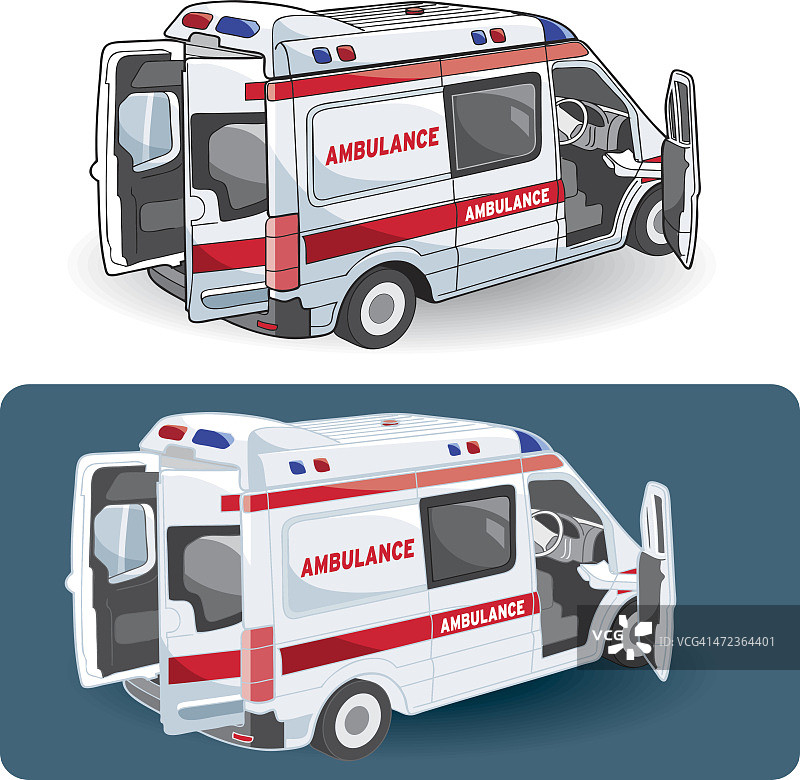 有用的救护车向量……图片素材