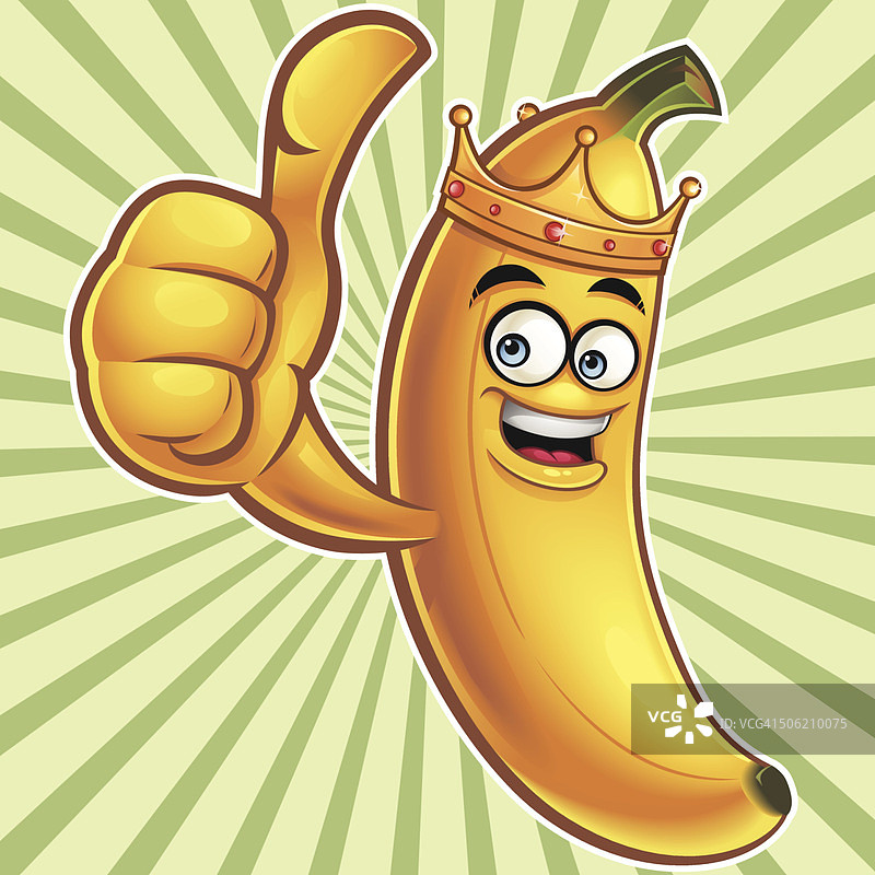 香蕉卡通-赞图片素材