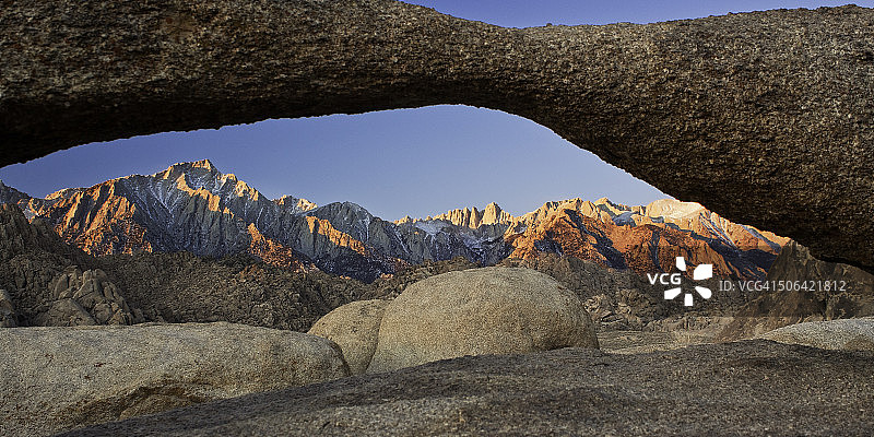车床拱门在阿拉巴马山，加利福尼亚州图片素材