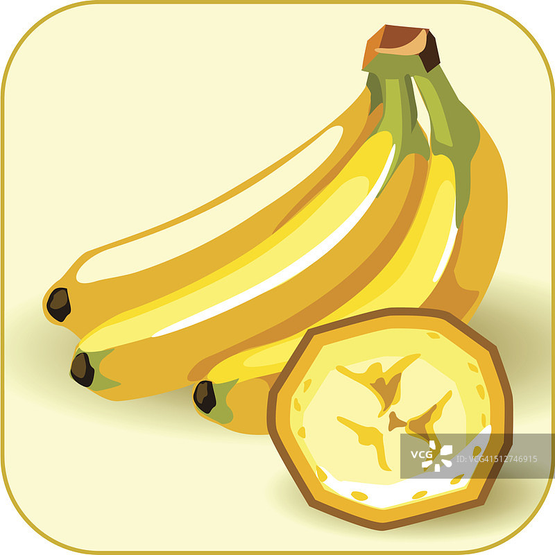 香蕉图标图片素材