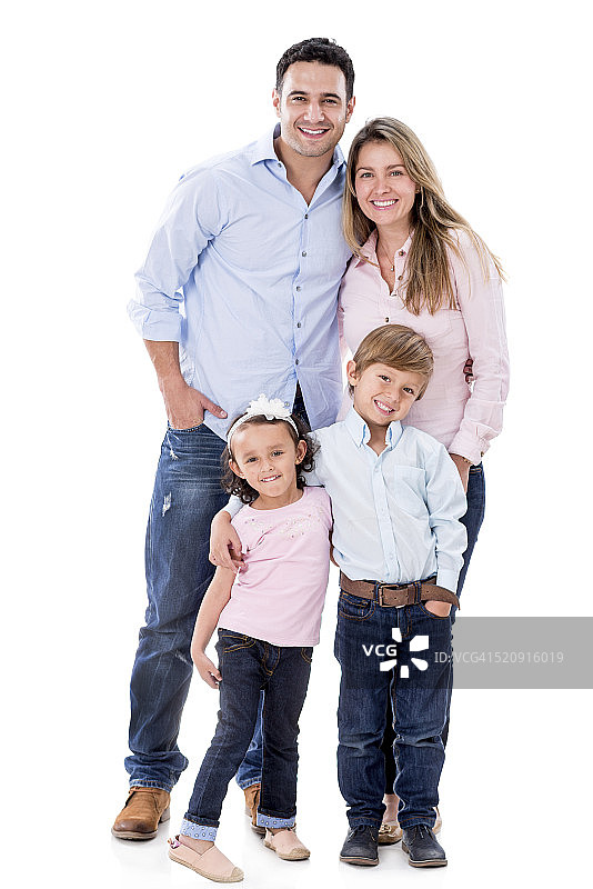 幸福的家庭微笑图片素材
