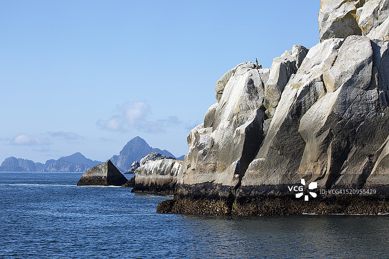 多岩石的海岸线图片素材