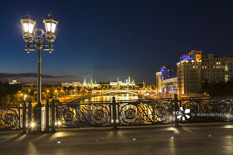 俄罗斯，莫斯科，克里姆林宫及其塔楼图片素材