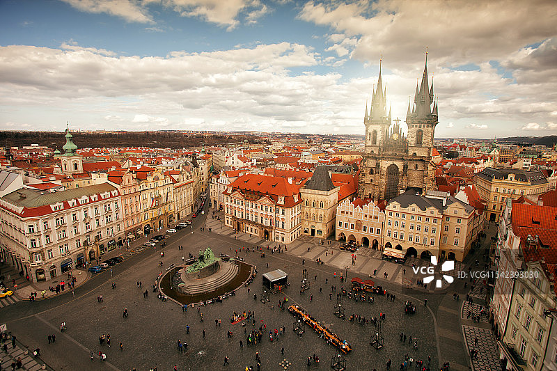 布拉格老城广场图片素材