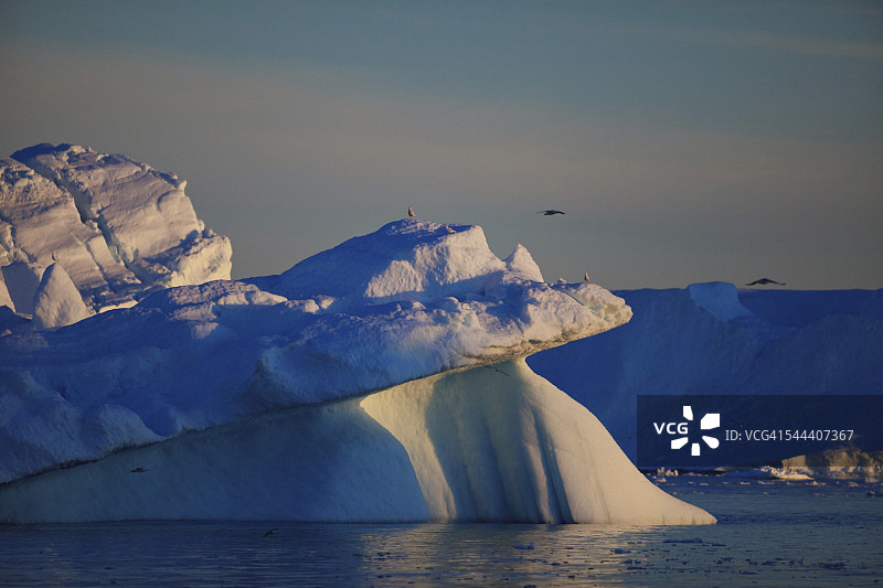 冰山，北冰洋，格陵兰岛图片素材