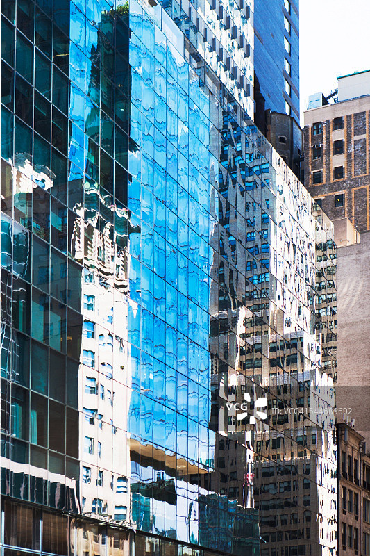 建筑，反射，玻璃建筑图片素材
