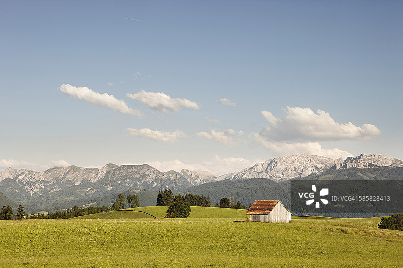 德国巴伐利亚州阿尔高的风景图片素材